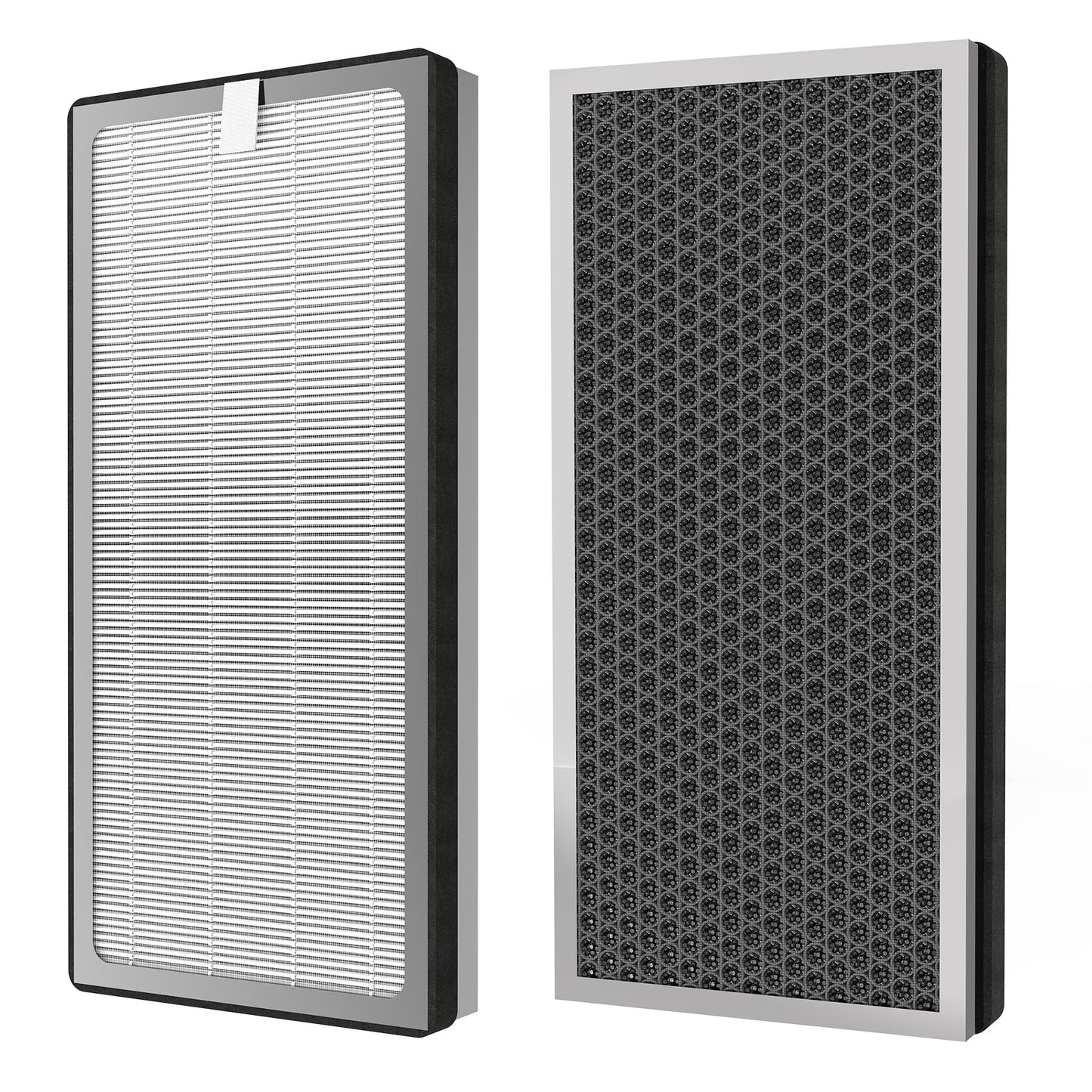 BesReyDa 40 Replacement Filter Compatible with MA Air Purifier 40 Series, 3-IN-1 True HEPA 13 Filtration, Fine Pre-Filter and Activated Carbon F ilter, 2 Pack