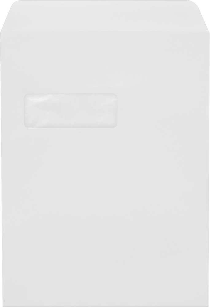 LUXPaper 9 x 12 Open End Window Envelopes | Peel & Press | White | 28lb. Text | 250 Qty