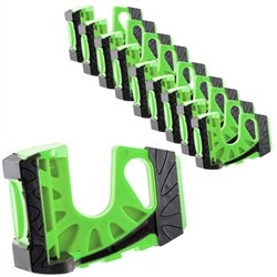 10-Pack Wedge-It Ultimate Door Stop - Green