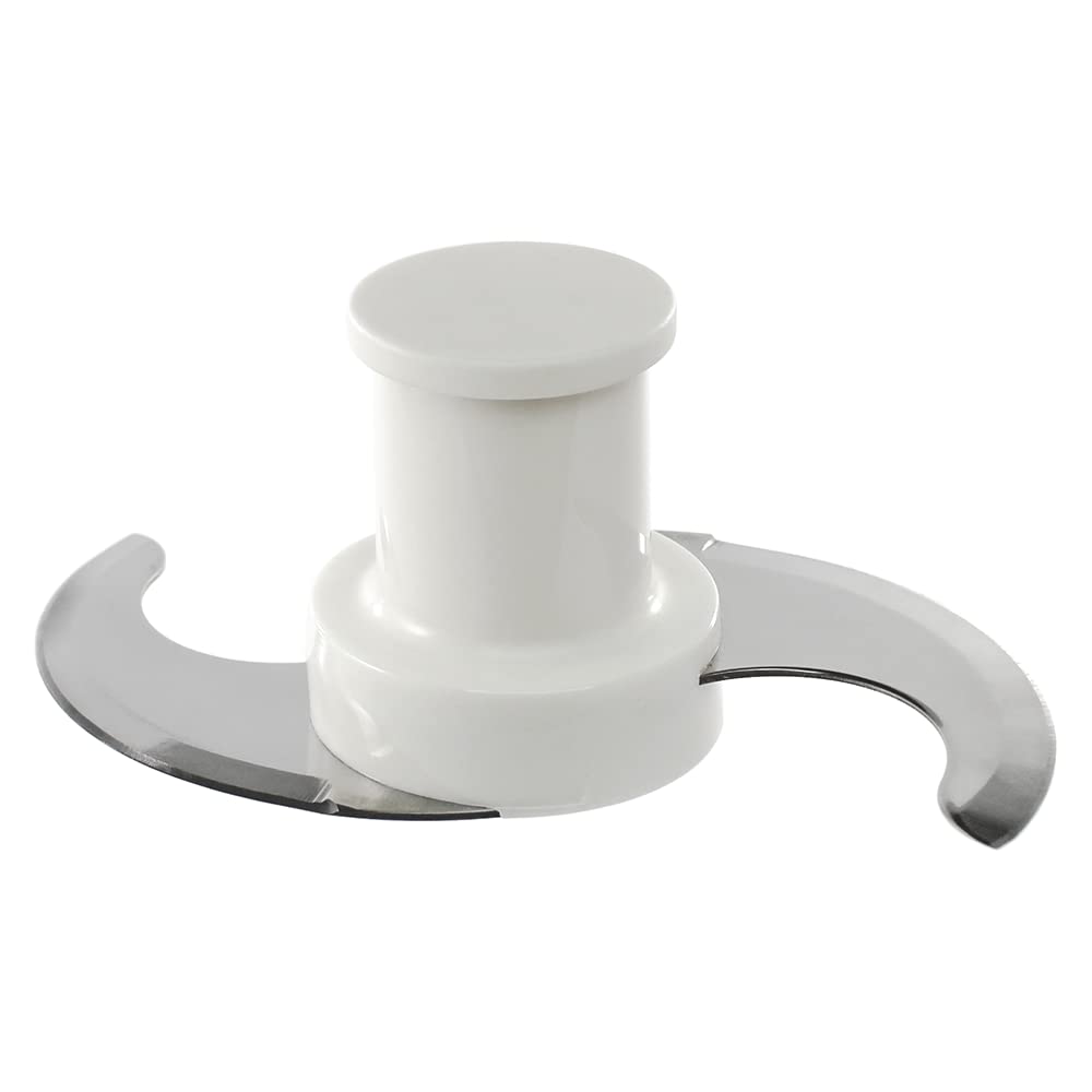 National Band Saw Robot Coupe Compatible R-2 Blades - S-Blade Replacement for Emulsifying, Mixing, Coarse Chopping - Stainless Steel in White Plastic Body - Fits R-2, R-2N, R-2U Models