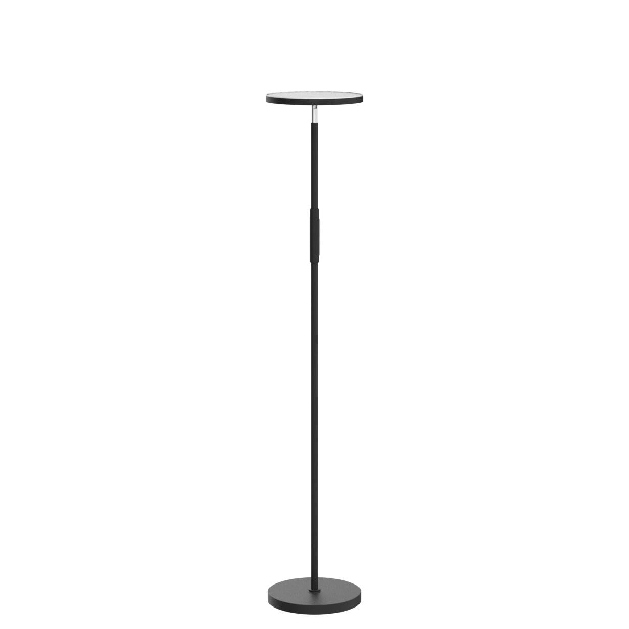 Yikuneng Super Bright Floor Lamp for Living Room, Stepless Dimmable LED Standing Lamp with Remote and Touch Control, 69” Tall Torchiere Corner Lamp for Bedroom Office Hotel, Black