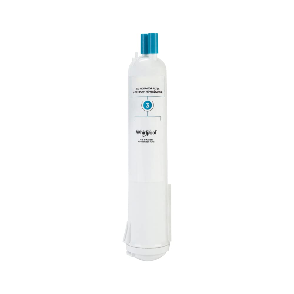 Whirlpool® Refrigerator Ice and Water Filter 3 - WHR3RXD1, Single-Pack, Aqua