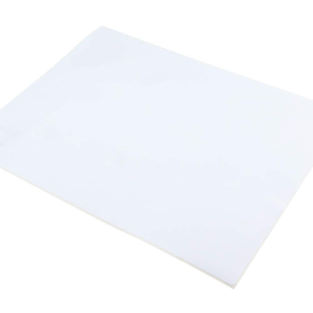 L LIKED 500 Sheet 8.5 x 11 Full Sheet Label, Matte, White Sticker Paper for Laser & Inkjet, Strong Adhesive (500 PCS)
