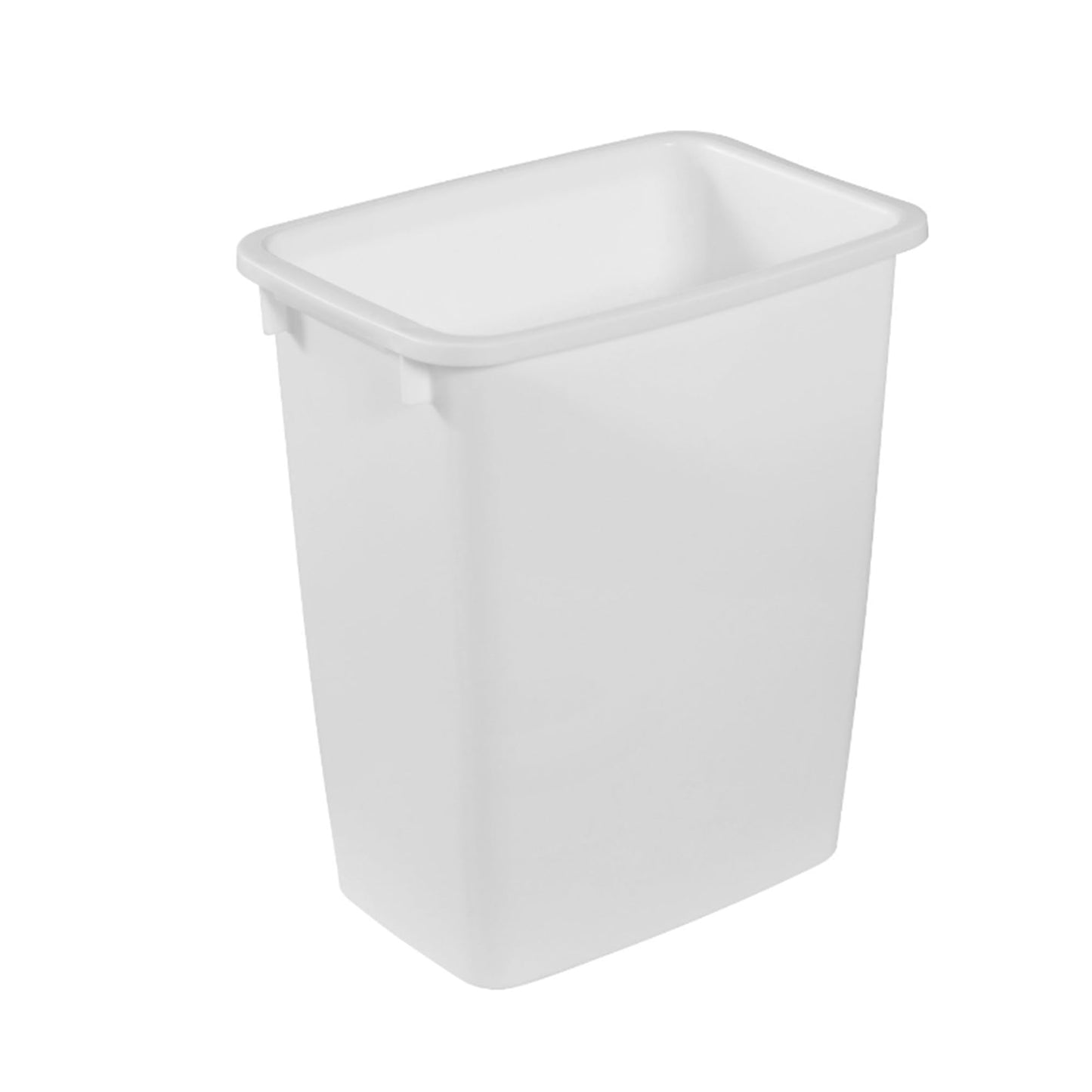 Rubbermaid 2 Pack Traditional Open Top Waste Basket Indoor Trash Bin Container for Bathrooms, Kitchens, and Home Office, 21 Quart, White