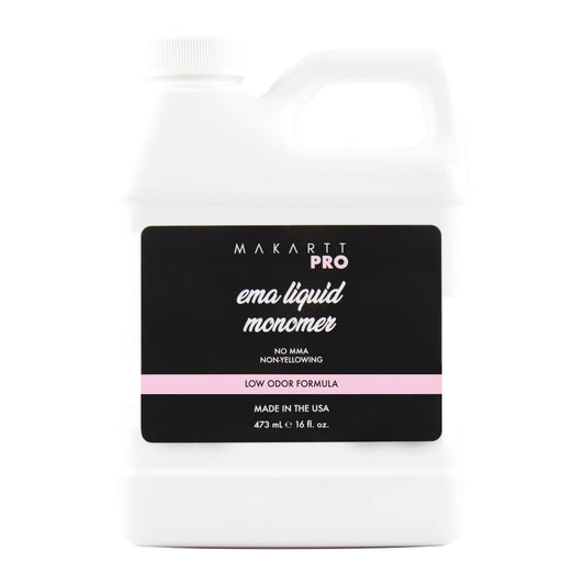 MakarttPro EMA Acrylic Liquid Monomer 946 ml/32 FL Oz, Low Odor & Non-Yellowing Acrylic Nail Liquid, Medium to Fast Setting Professional Nail Liquid for Nail Technicians. (16 Fl Oz)