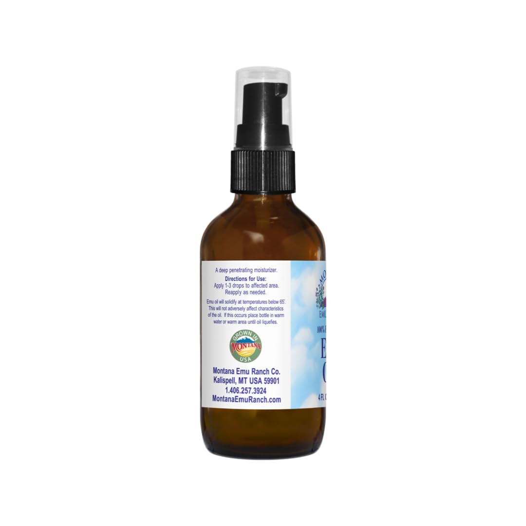 100 Pure Montana Emu Oil (4 Fluid Ounces)