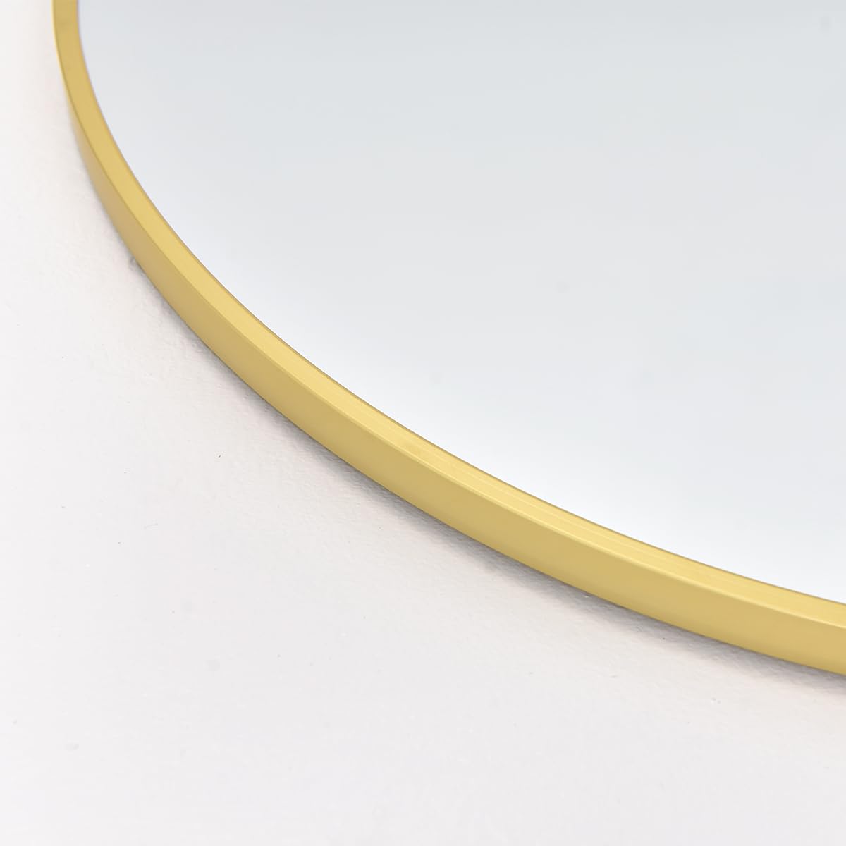 AyeWish Arched Mirror - Full Length, Standing or Wall Mounted, 58"18", Aluminum Frame - Gold