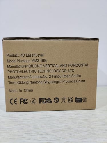 16 Line Laser Level 360 Self Leveling,Professional 4x360°Green Cross Line laser Level Tool for Construction and Picture Hanging,lazer leveler tool with 2 Batteries,Magnetic Bracket & Remote Control