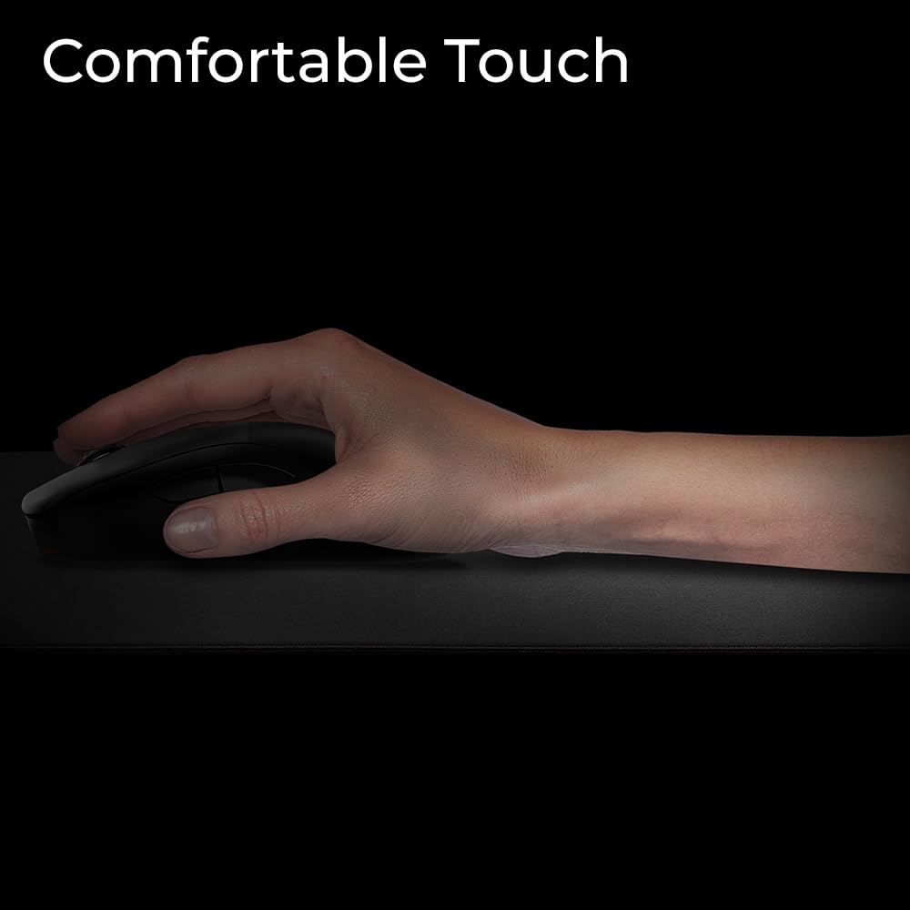 BenQ Zowie G-SR III Large Esports Gaming Mouse Pad, Humidity Resistance Cloth, Consistent and Controlling Glide,Uniform high-Density Rubber Base with Medium Softness, Stitched Edges, Anti-Slip Base