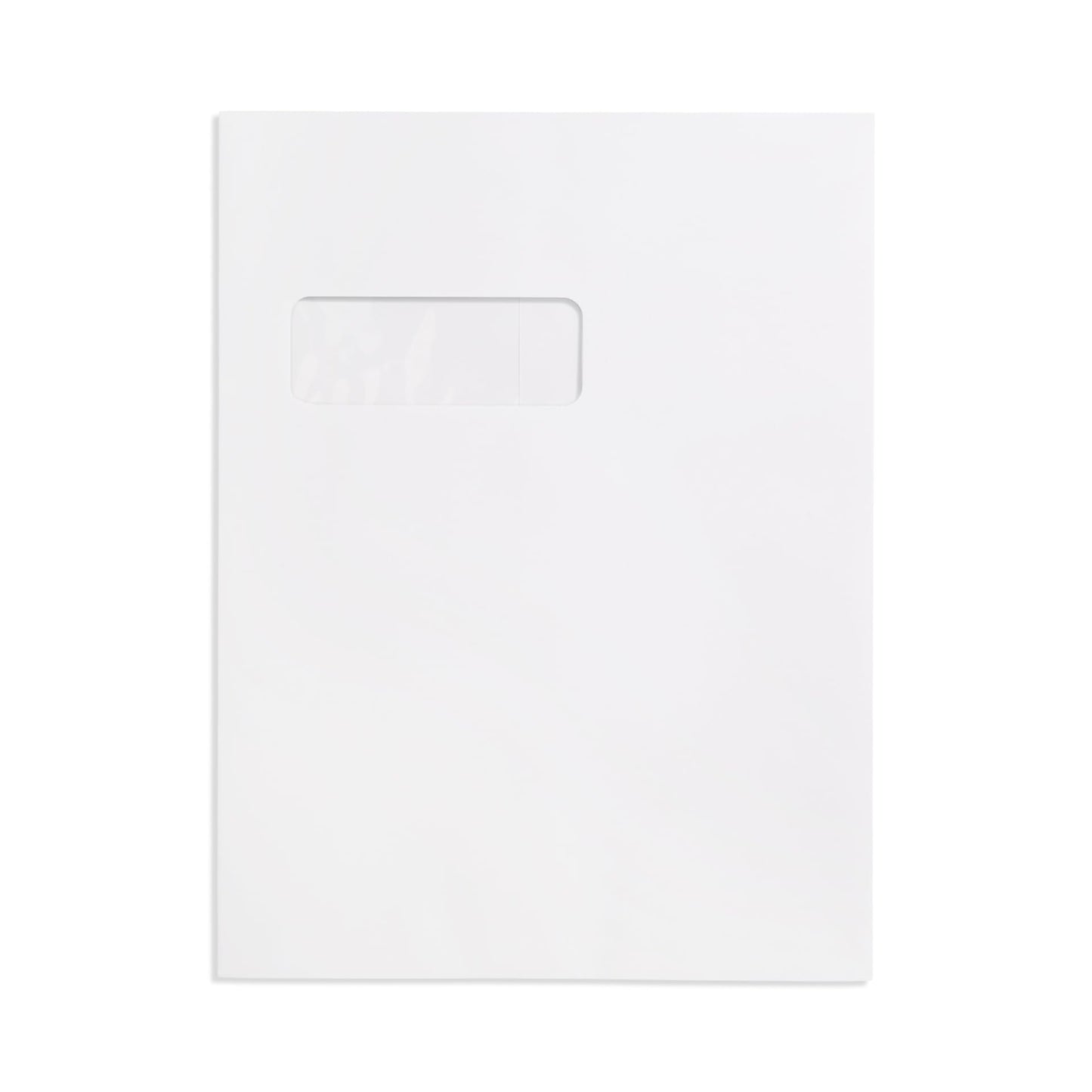 Blue Summit 100 9x12 Envelopes with Window 9 x 12 Large Window Envelopes- Security Tinted, Strong Self Seal, 100 Pack