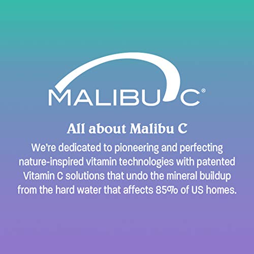 Malibu C Hard Water Wellness Shampoo - Hydrating, Sulfate-Free Hair Care for Hard Water - Removes Minerals and Buildup (33.8 oz)