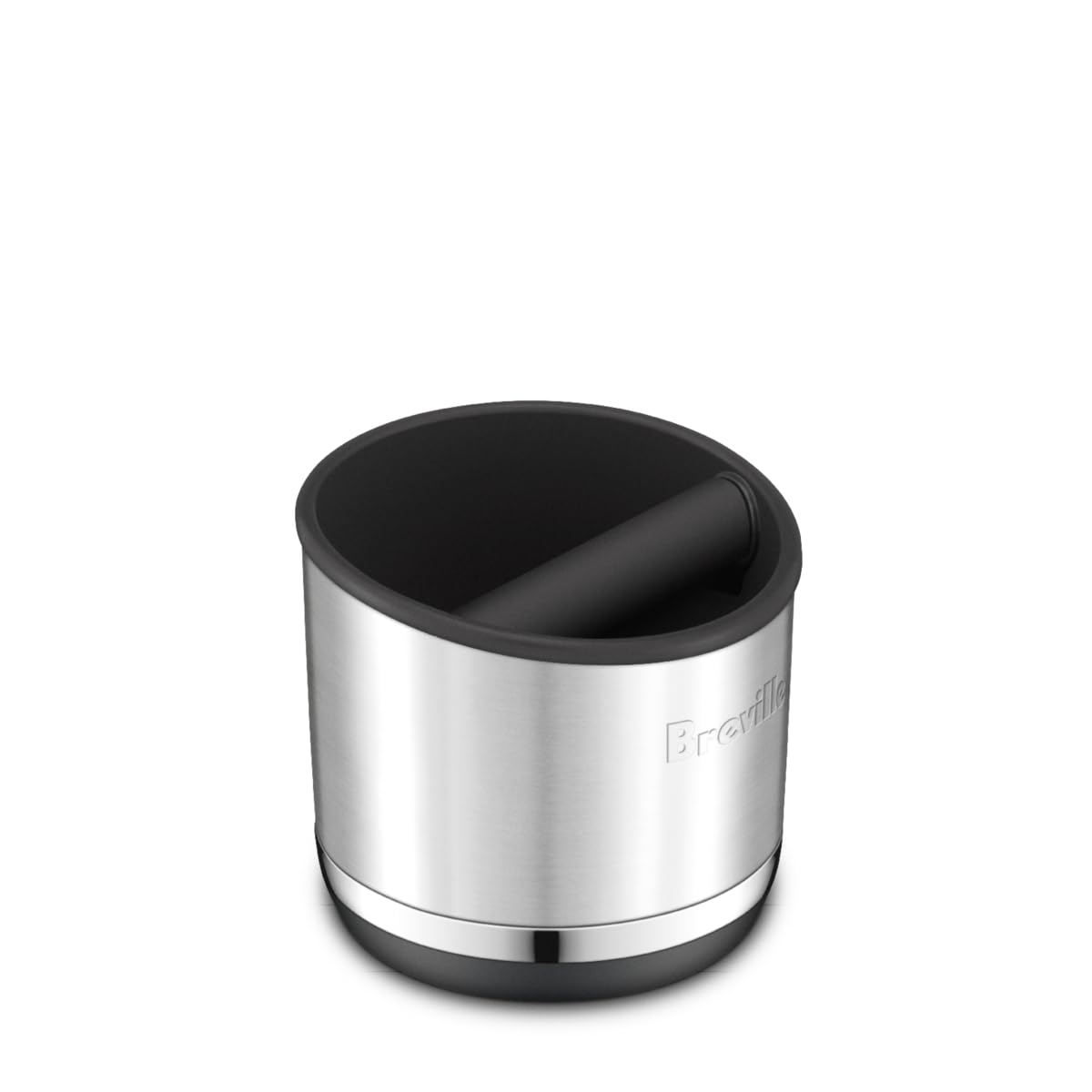 Breville BEA501BSS Knock Box 10 Espresso Machine Accessory, 10 Puck Capacity, Brushed Stainless Steel
