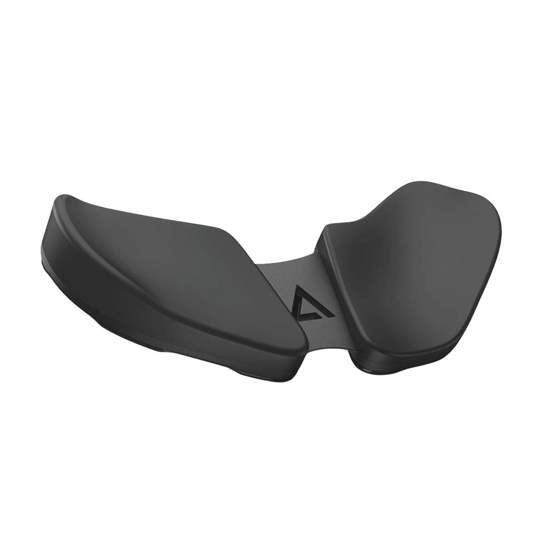 DELTAHUB Carpio 2.0 - Right-Handed Truly Ergonomic Wrist Rest for Mouse, Carpal Tunnel Support, Pain Relief, Anti-Fatigue, Easy Glide, Sleek, Office, Computer, Laptop, Gaming - Large, Black