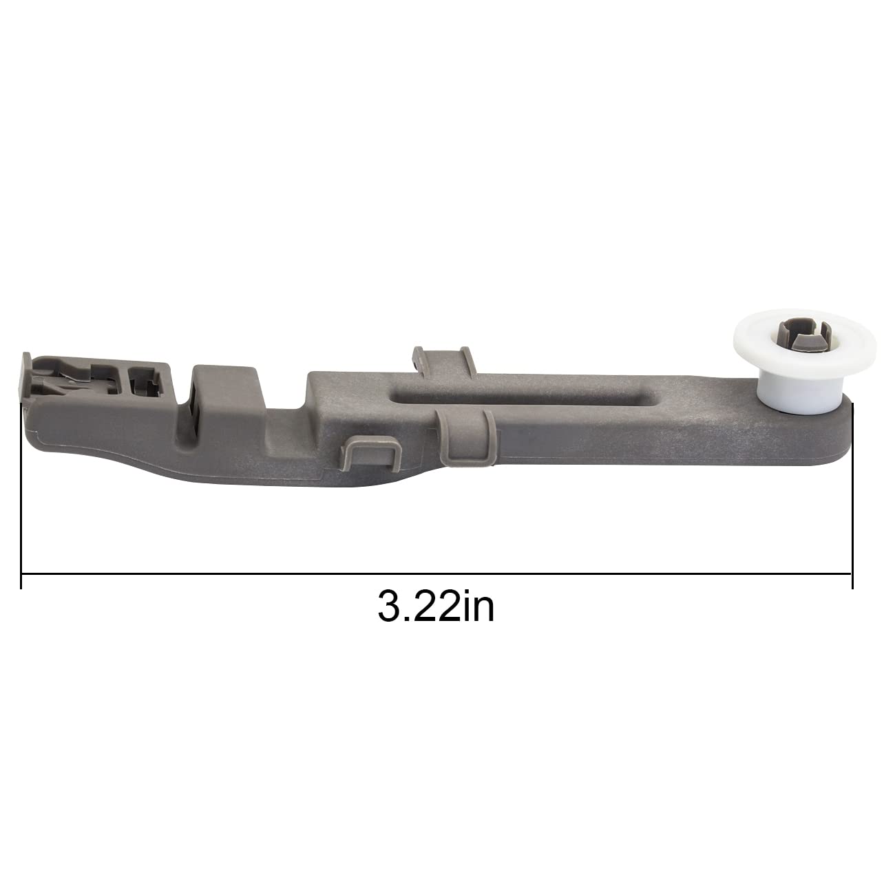 W10571738 WPW10571738 Dishwasher Dishrack Adjuster and Wheel Assembly compatible with Whirlpool, Maytag, KitchenAid, Magic Chef