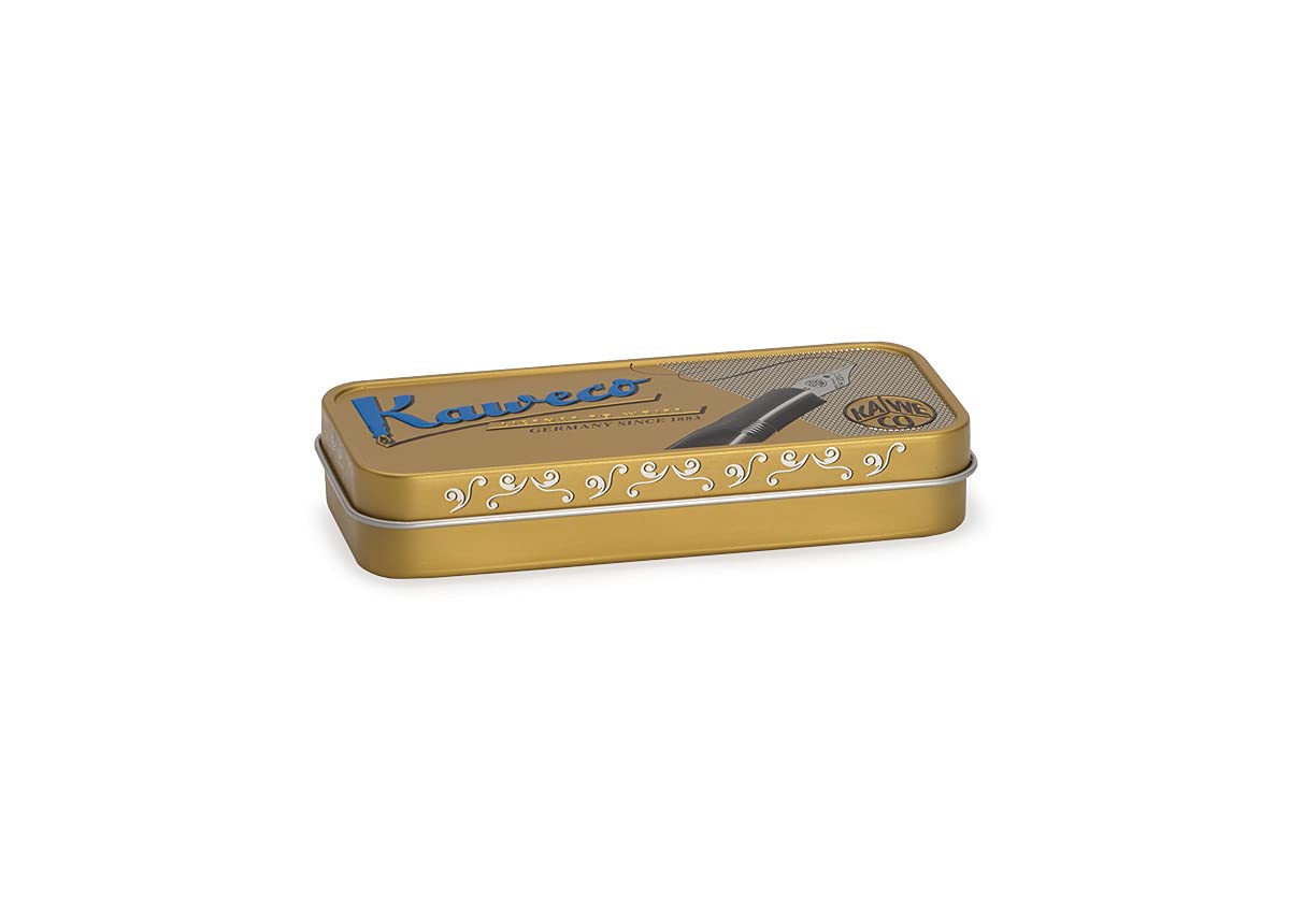 Kaweco LILIPUT Fountain Pen Black I Fountain Pen for Ink Cartridges I 12.5 cm I Nib: F (Fine)