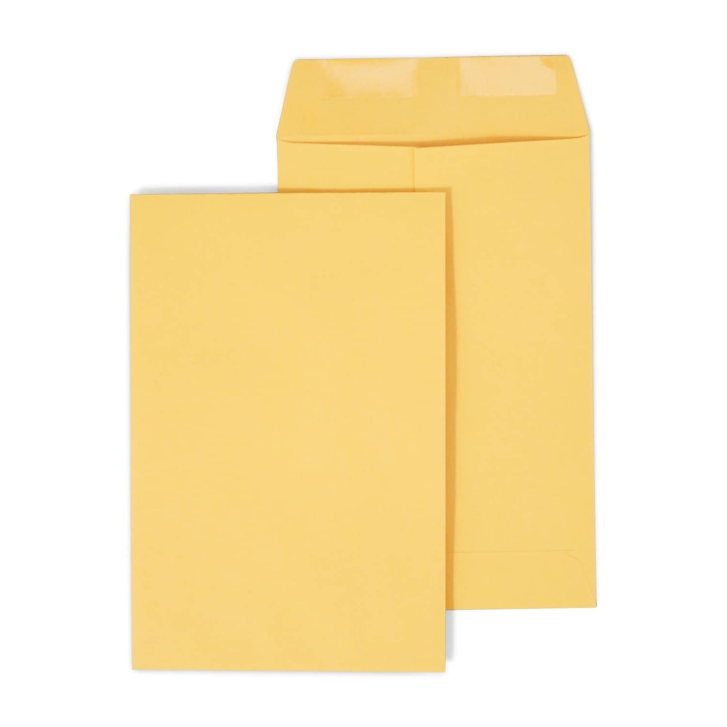 Staples 6 x 9 Gummed Kraft Catalog Envelopes, Brown, Strong Adhesive Seal, Durable Mailing Envelopes for Small Documents, 500/Box