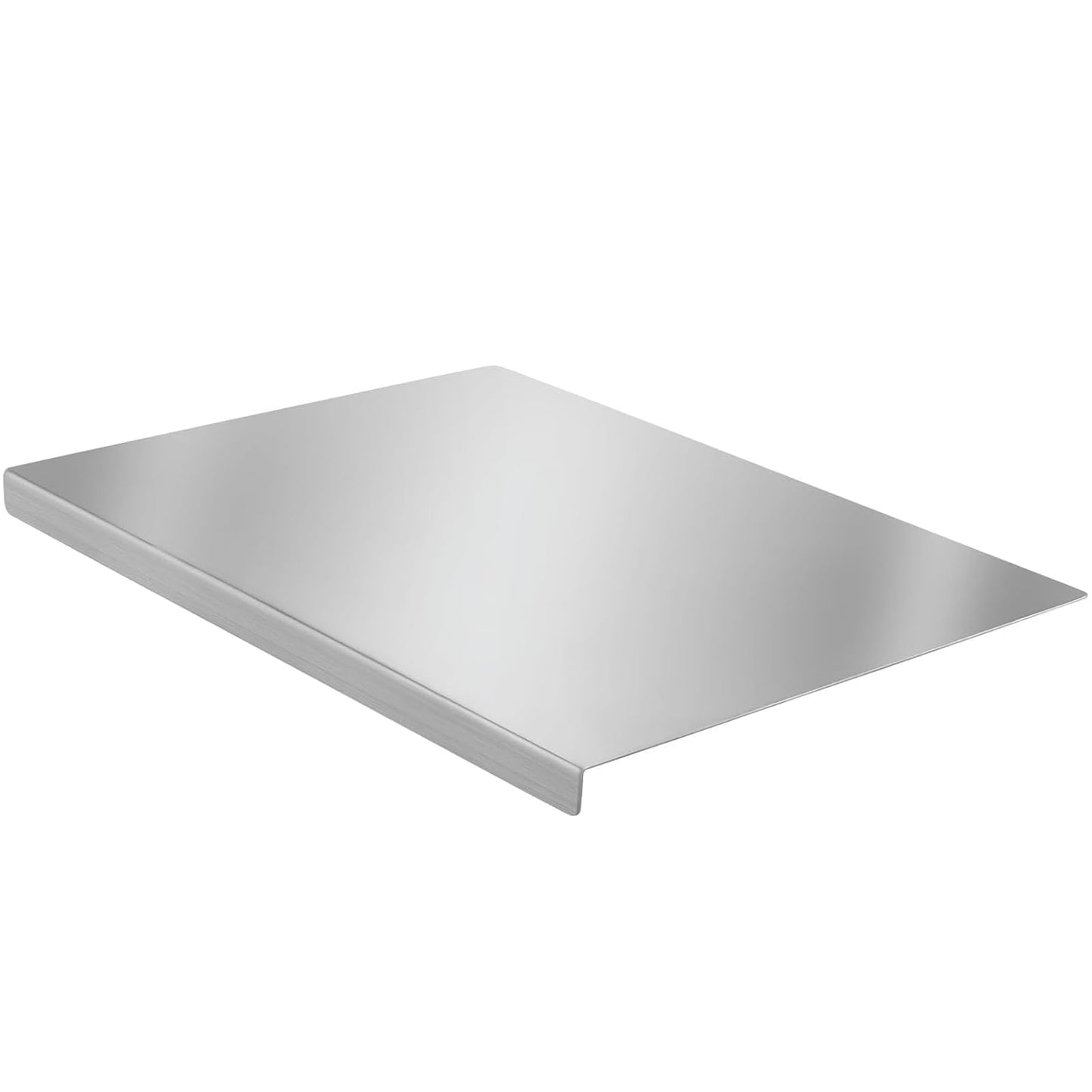 Stainless Steel Cutting Boards with Lip,Heavy Cutting Board For Kitchen,Chopping Boards for Countertop,Large Metal cutting board suitable for meat, fruits, vegetables, bread, and baking