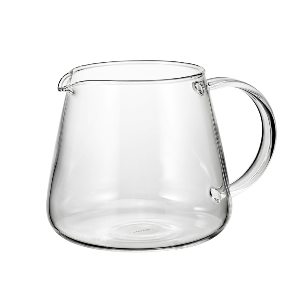 Hario VBS-60 V60 Barista Server, 600 Clear, 20.3 fl oz (600 ml), For 1-5 Cups, Microwavable, Made in Japan