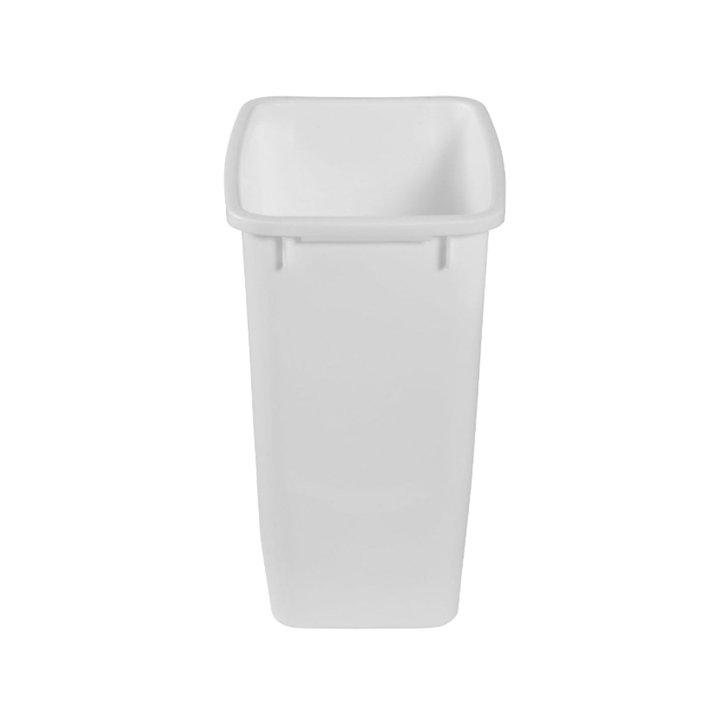 Rubbermaid 2 Pack Traditional Open Top Waste Basket Indoor Trash Bin Container for Bathrooms, Kitchens, and Home Office, 21 Quart, White