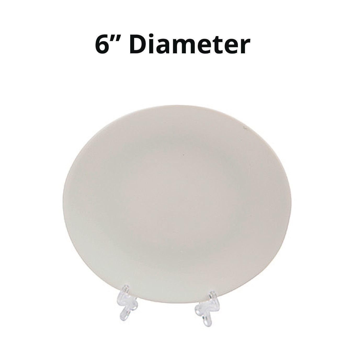 Bisque Plate with Easel