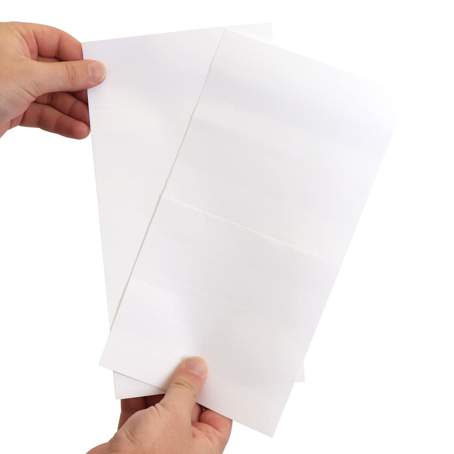 SmartSign Shelf Clip Label Holder | 1.125" x 6" Clear Plastic, for 1" Thick Shelves, Pack of 10