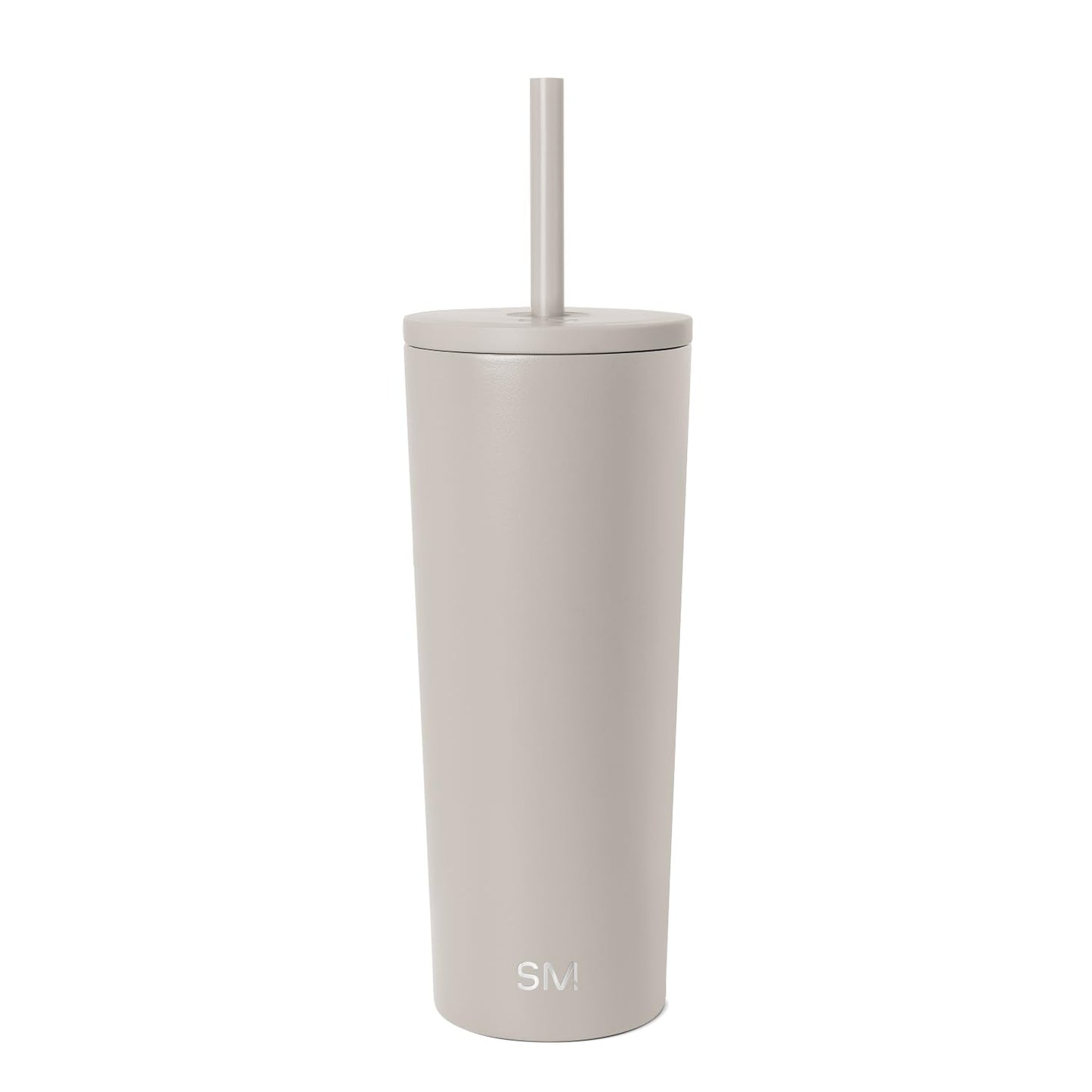 Simple Modern Classic Tumbler with Straw Lid | Insulated Iced Coffee Cup Reusable Stainless Steel Water Bottle Travel Mug | Gifts for Women Men Her Him | 24oz | Almond Birch