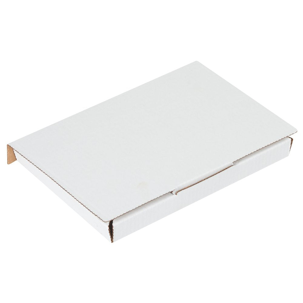 BOX USA MLRDVD Corrugated DVD Mailer, 7-5/8" Length x 5-7/16" Width x 11/16" Height, White (Bundle of 50)