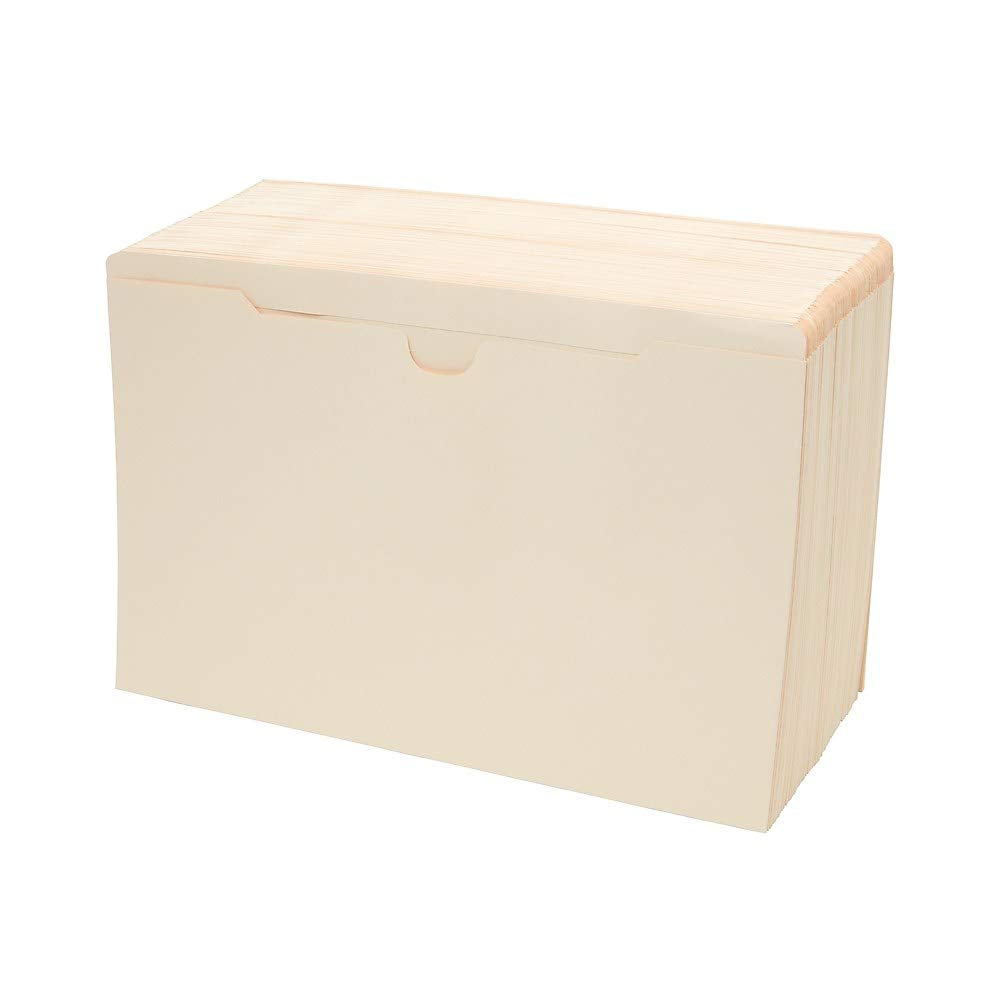 Staples Jacket File Folders, Legal Size, Manila, Durable Pocket Design for Secure Filing & Organization – 100/Pack