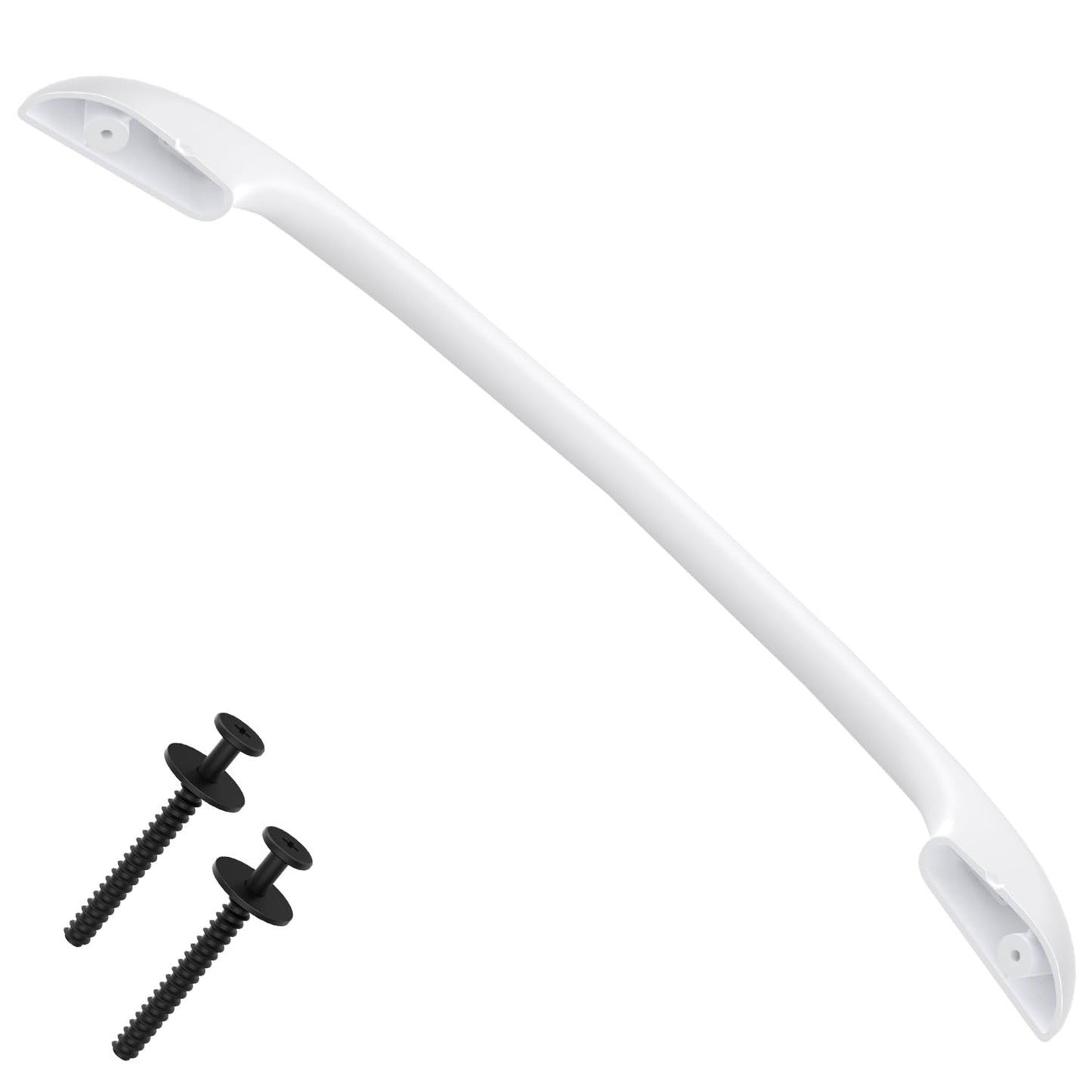 Upgraded 316443601 Oven Door Handle Replacement Compatible with Frigidaire Kenmore Electrolux Electric Range Oven Stove Come with 2 Pack 316433300 Range Oven Door Handle Screws