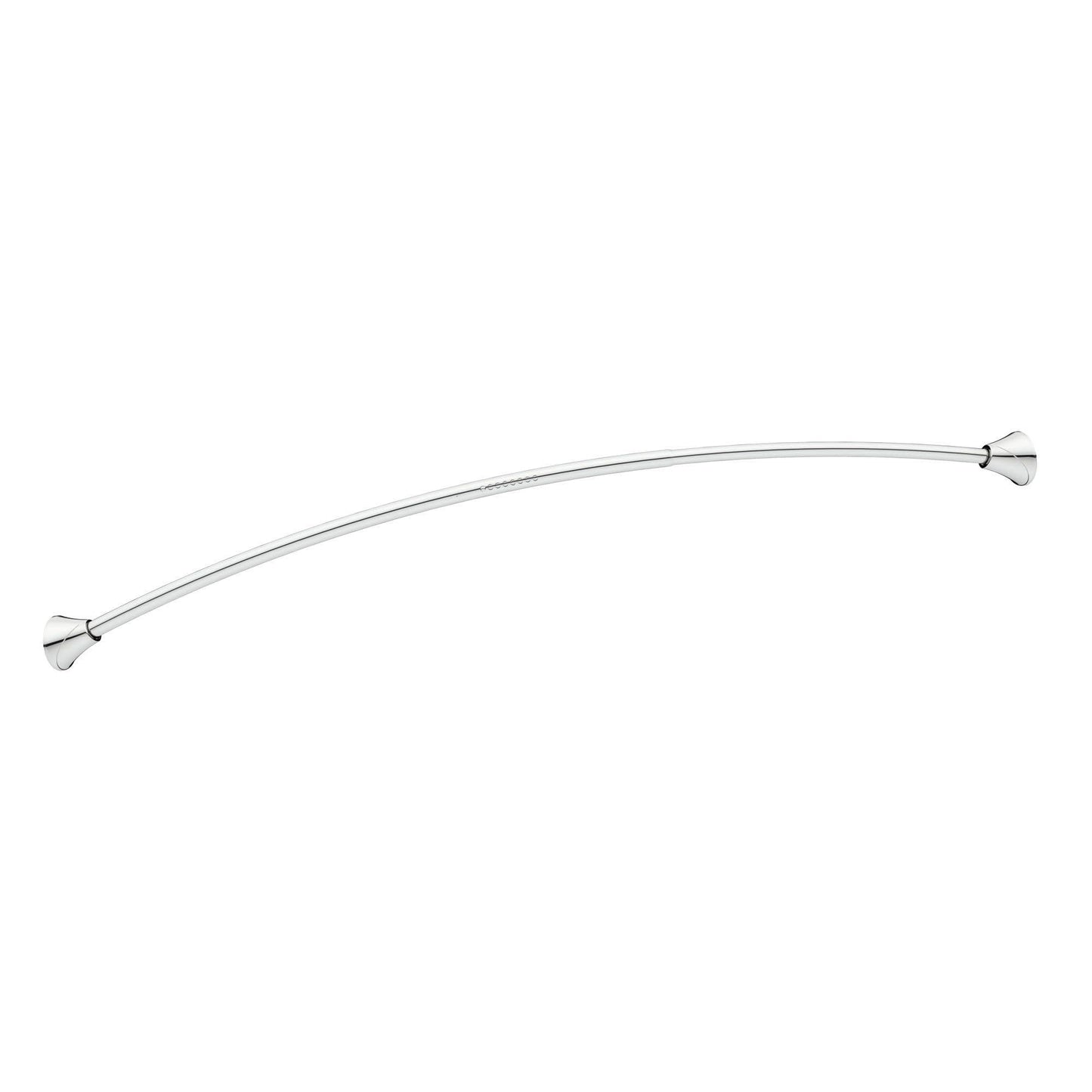 Moen Curved Adjustable Spring Tension No Drill Shower Curtain Rod for Bathroom, Chrome Finish, CSR2172CH