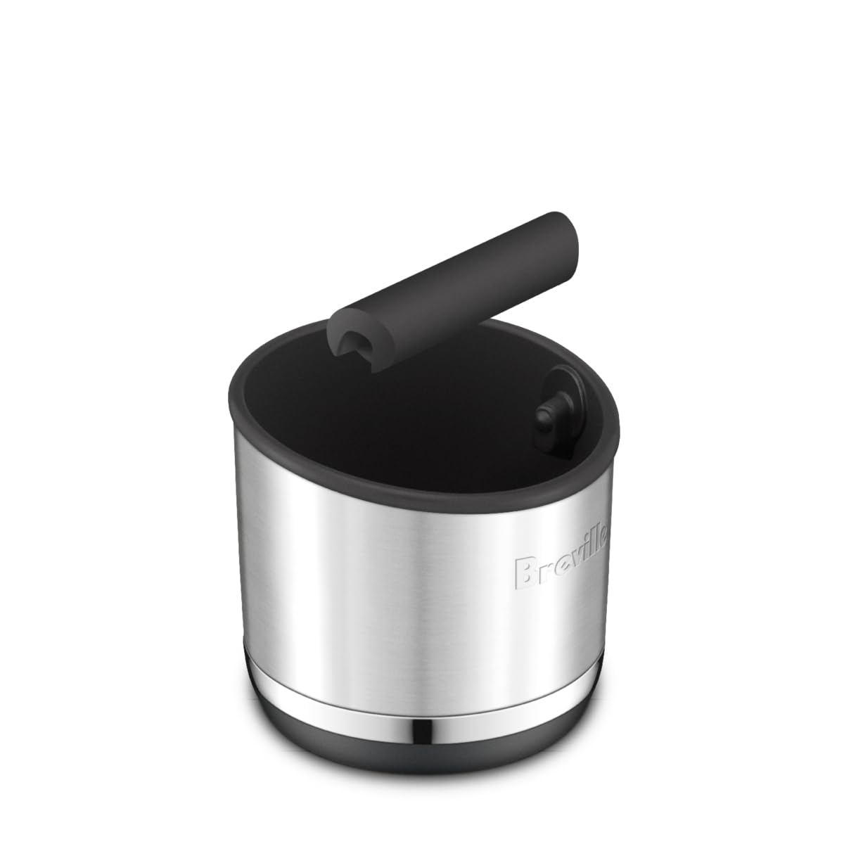 Breville BEA501BSS Knock Box 10 Espresso Machine Accessory, 10 Puck Capacity, Brushed Stainless Steel