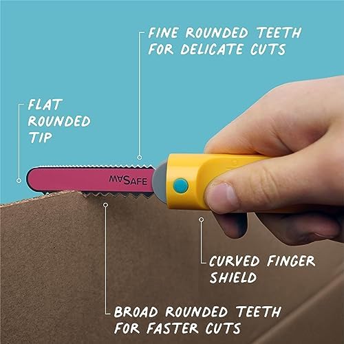 Makedo Discover | 126 Piece Cardboard Construction Toolbox for 1-5 Makers | STEM and STEAM Educational Toys for Kids | at Home Play + Classroom Learning | Reusable Tools for Boys and Girls Age 5+