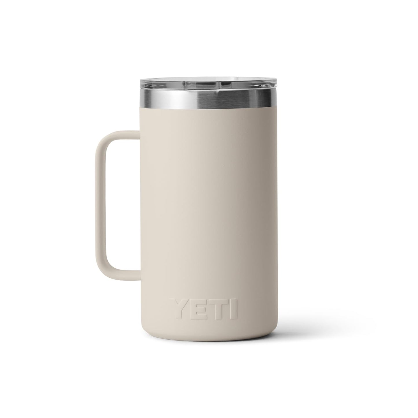 YETI Rambler 24 oz Mug, Vacuum Insulated, Stainless Steel with MagSlider Lid, Cape Taupe