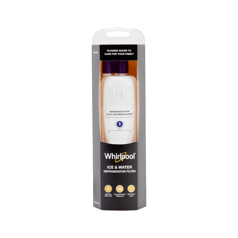 Whirlpool® Refrigerator Ice and Water Filter 1 - WHR1RXD1, Single-Pack, Purple
