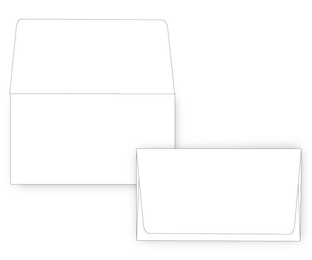 #6 3/4 Remittance Envelope - Wallet Flap - 24# White (3 5/8 x 6 1/2) (Box of 500)