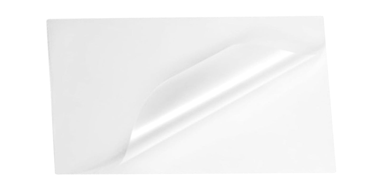 1000-count Thermal Laminating Pouches 2.25-x-3.75-inch 5 Mil, Heat for Clear Glossy Finish up Thru 2-x-3.5-in Cards, with Carriers, Round Corners, Waterproof, Business Card Size, 57mm x 95mm x 125mic