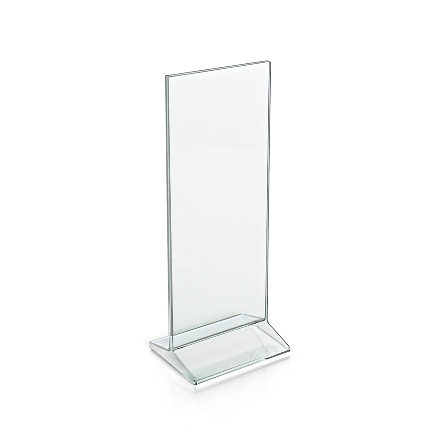 Azar Displays 142745 4.25" W x 11" H Vertical Top-Load Sign Holder
