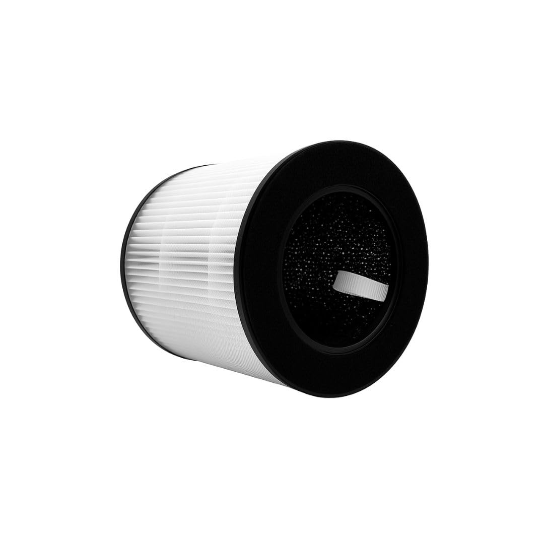 Nispira B-D02L/M05 VAVSEA B-D02H Replacement Filter, for MOOKA B-D02L & M05, VAVSEA B-D02H, VEWIOR B-D02U, KOIOS B-D02L Tailulu D10 Air Purifier, 3-in-1 HEPA with Activated Carbon, 4 Pack