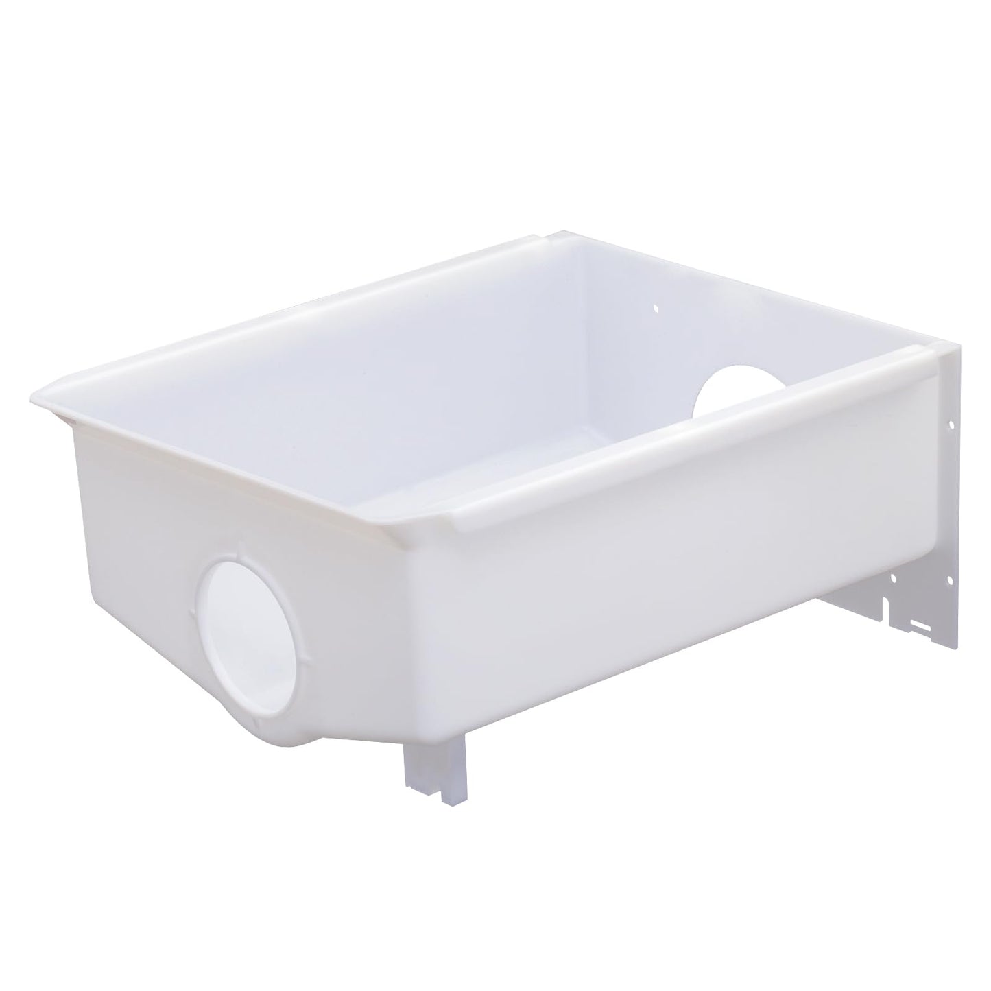W10670845 AP6023698 Ice Maker Replacement Parts Refrigerator Ice Bucket Compatible with Whirlpool, Kenmore, kitchenaid, Amana Refrigerator Ice Bucket Fits 2196091, 1115342, 1115372, 2152701, etc.
