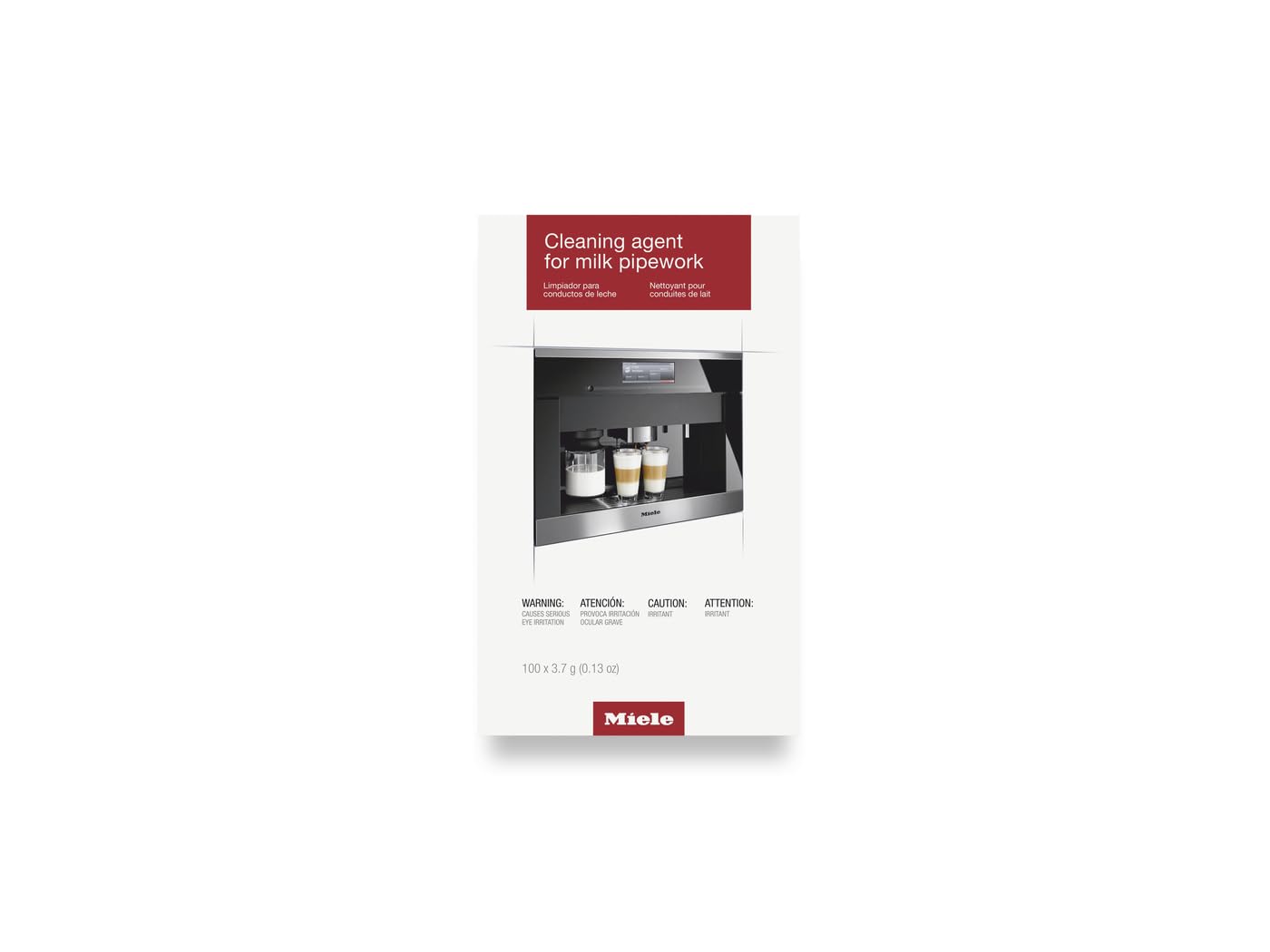 Miele Original Pipework Cleaner for Coffee Machines, 100 Sachets
