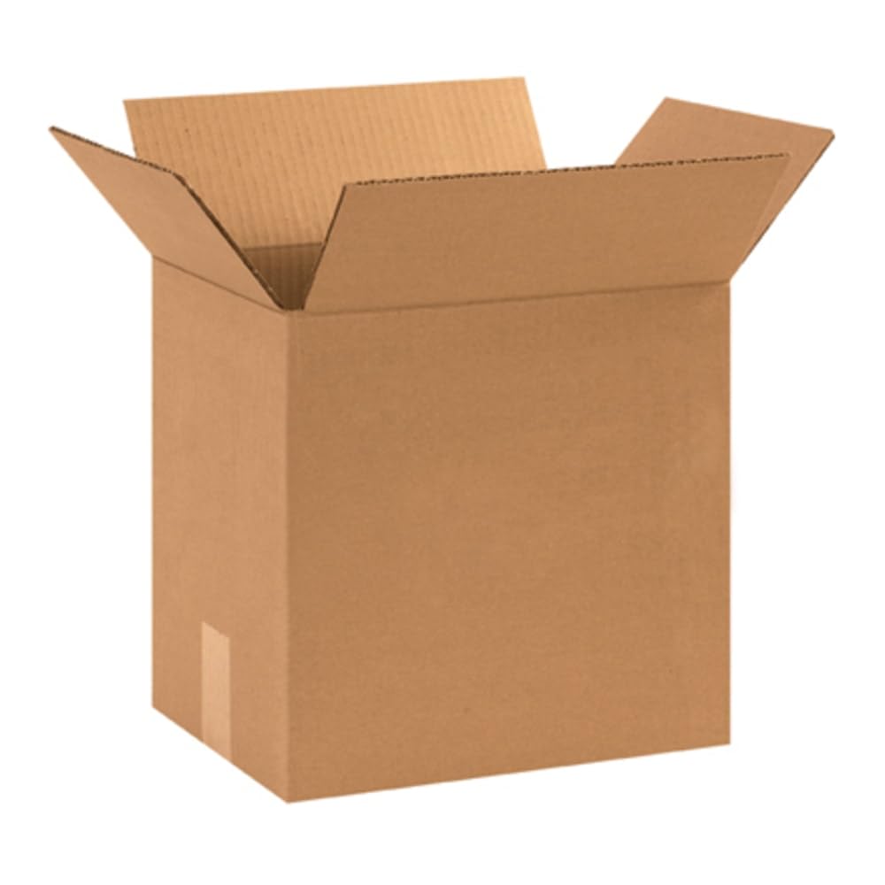 BOX USA Shipping Boxes Small 12"L x 9"W x 12"H 25-Pack - Corrugated Cardboard Box for Moving, Mailing, Packing, Packaging and Storage