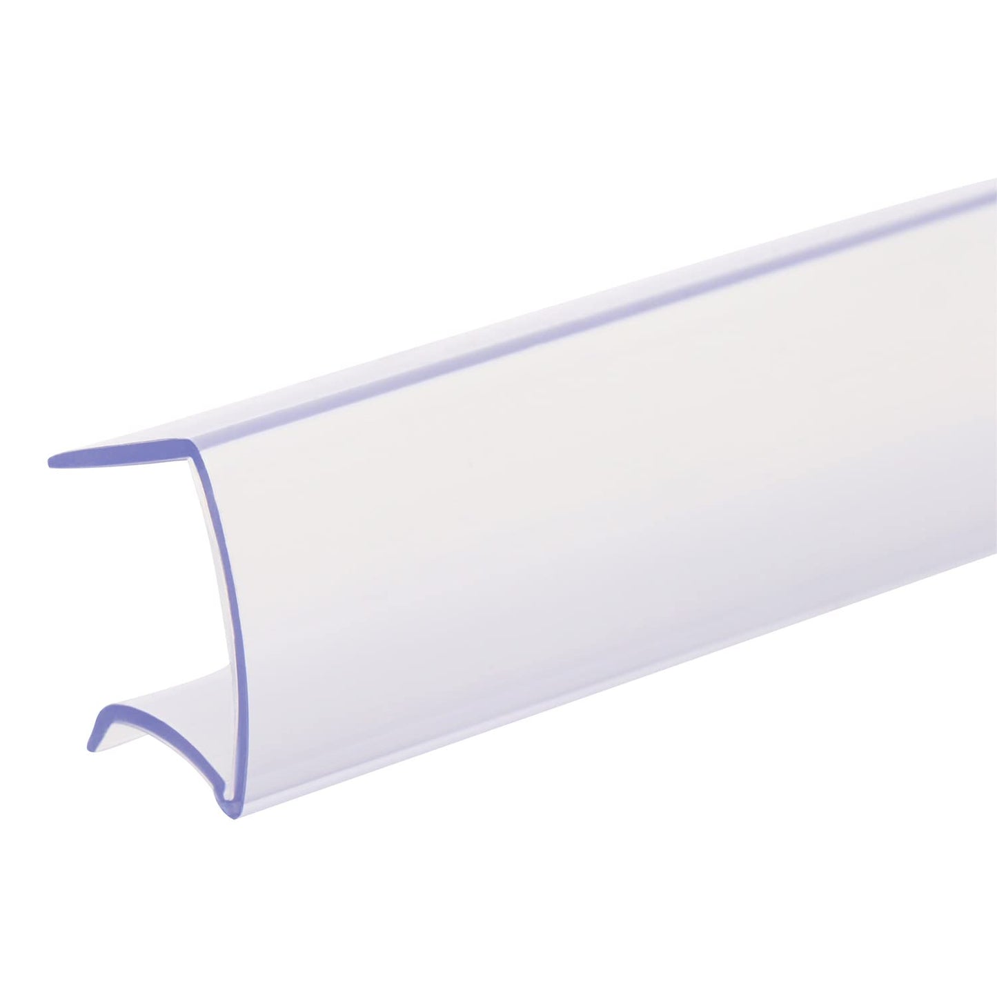 SmartSign Shelf Clip Label Holder | 1.125" x 6" Clear Plastic, for 1" Thick Shelves, Pack of 10