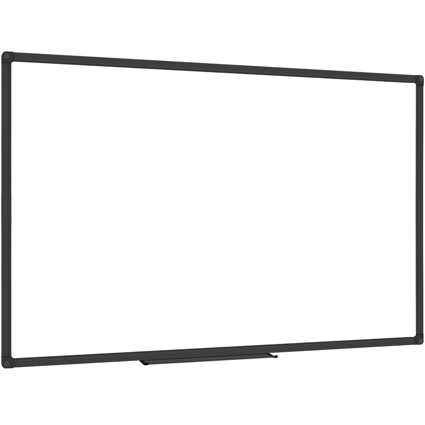 XBoard Magnetic Whiteboard 48 x 31 inch - Dry Erase Board with Black Aluminum Frame, White Board with Detachable Marker Tray