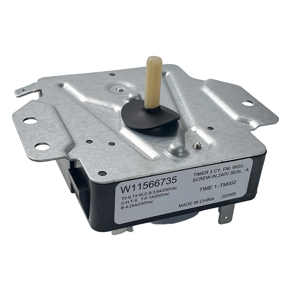 BOVZOR W11566735 W11685947 Dryer Timer Replacement for Maytag Dryer MED4500MW0 YMED4500MW0 Replaces 4981088 AP7215858 PS17216594 EAP17216594 FIX17216594 162-428-1