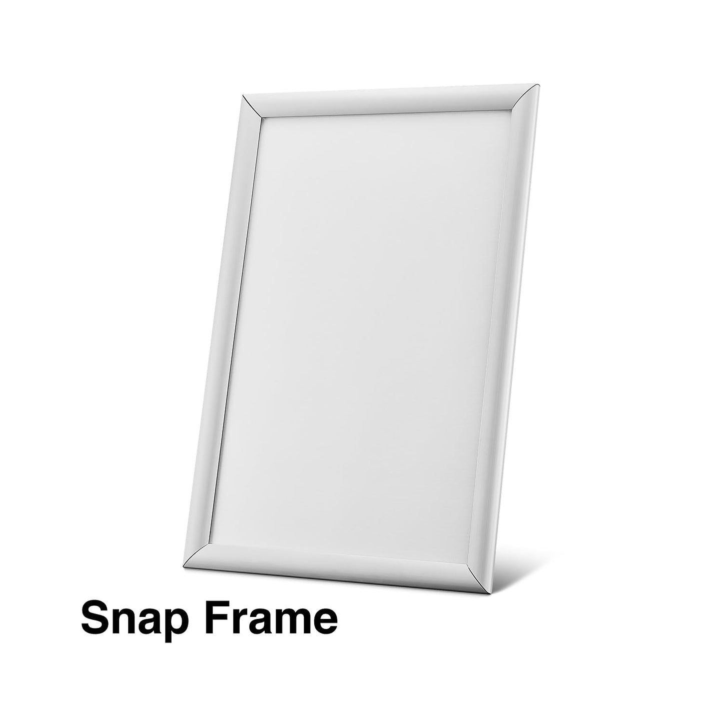 STAPLES Aluminum Snap Frame, 11" x 17" – Front‑Loading Poster Frame for Retail Signs