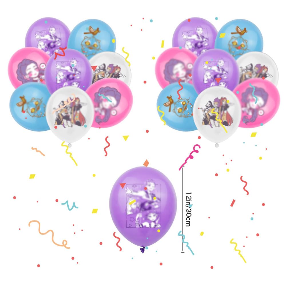 Birthday Decorations Set, Theme Party Supplies with Happy Birthday Banner Supplies Decorations Letter Balloons for School Classroom Decor, Fan Meeting