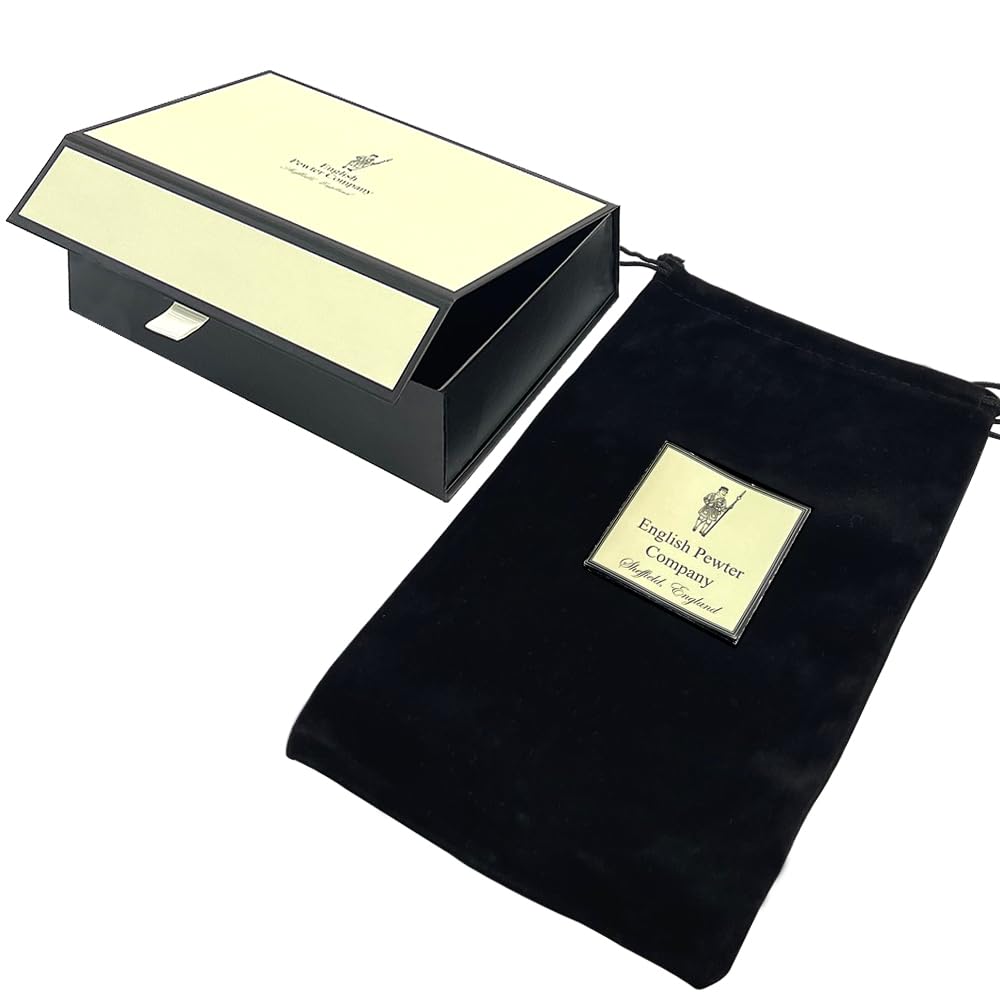 English Pewter Company 10th Tenth Tin Ten 10 Year Wedding Anniversary Everlasting Forever Rose Keepsake Gift [ANN101]