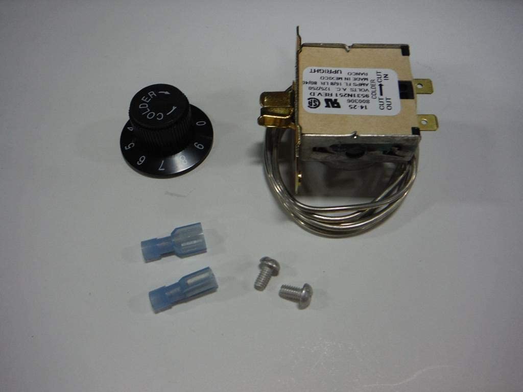Gladwise Thermostat for True 800393 | 800306 | 831932 – Temperature Control Kit Replacement Refrigerator Part