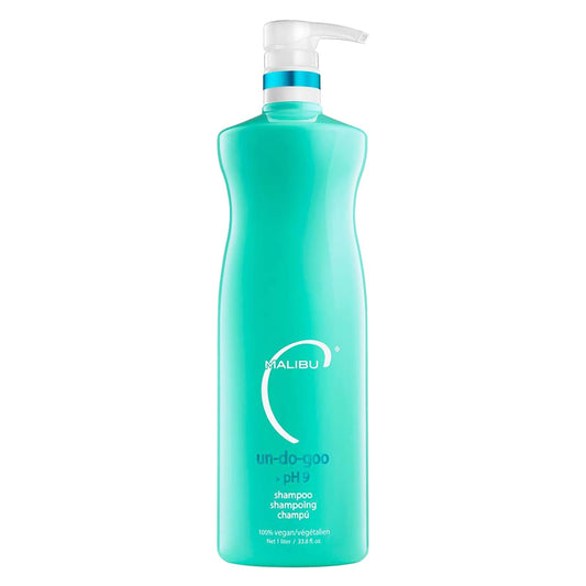 Malibu C Un-Do-Goo Clarifying Shampoo - Removes Product Build Up and Resins from Hair - Shine Restoring, Sulfate-Free Cleanser (33.8 oz)