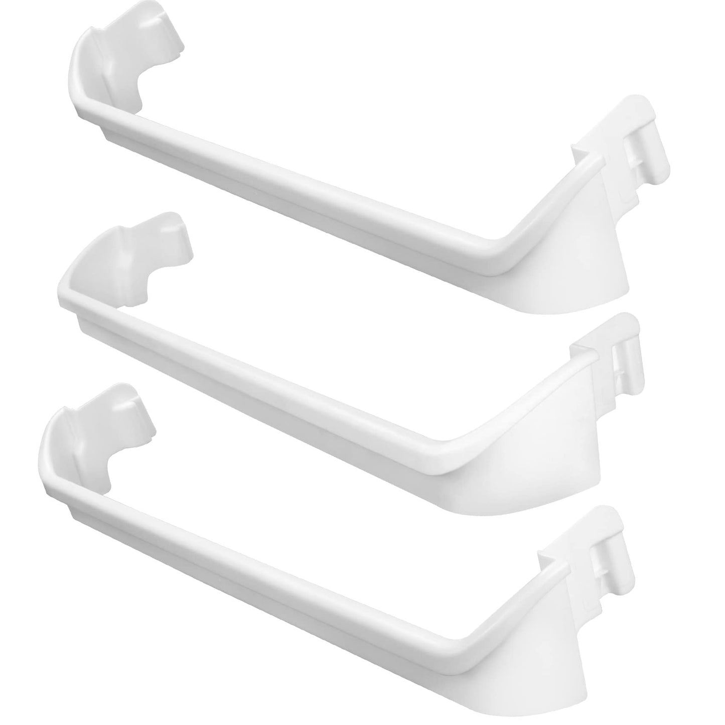 Upgraded 240534901 * 2 & 240534701 * 1 Refrigerator Door shelf retainer bar Compatible with frigidaire kenmore Rack Bar Rail,Replace PS734936 AP3214631 948952 AP3214630 PS734935 948954